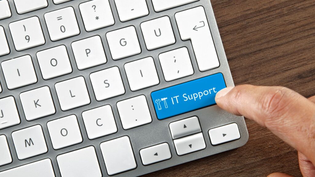 IT support key on keyboard